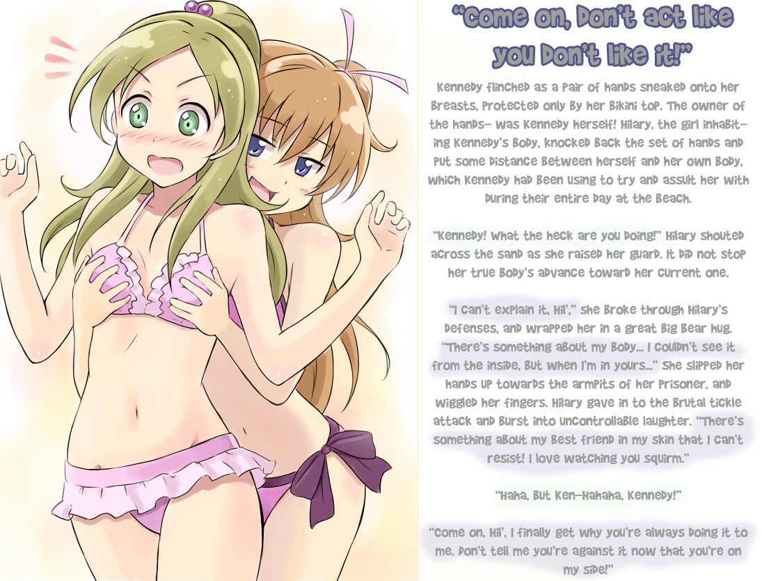 sexy lesbian anime girls in bikinis